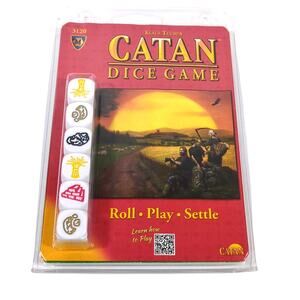 Catan the Dice Game Board Game New Mayfair Settlers of by Klaus Teuber Good Cond